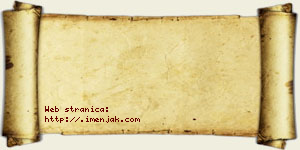 Jesenka Mijailović vizit kartica